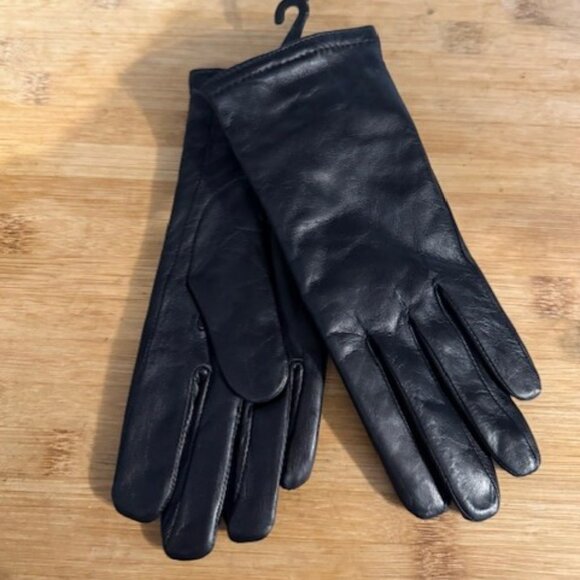 Black leather gloves with Thinsulate - NWT - Picture 4 of 16